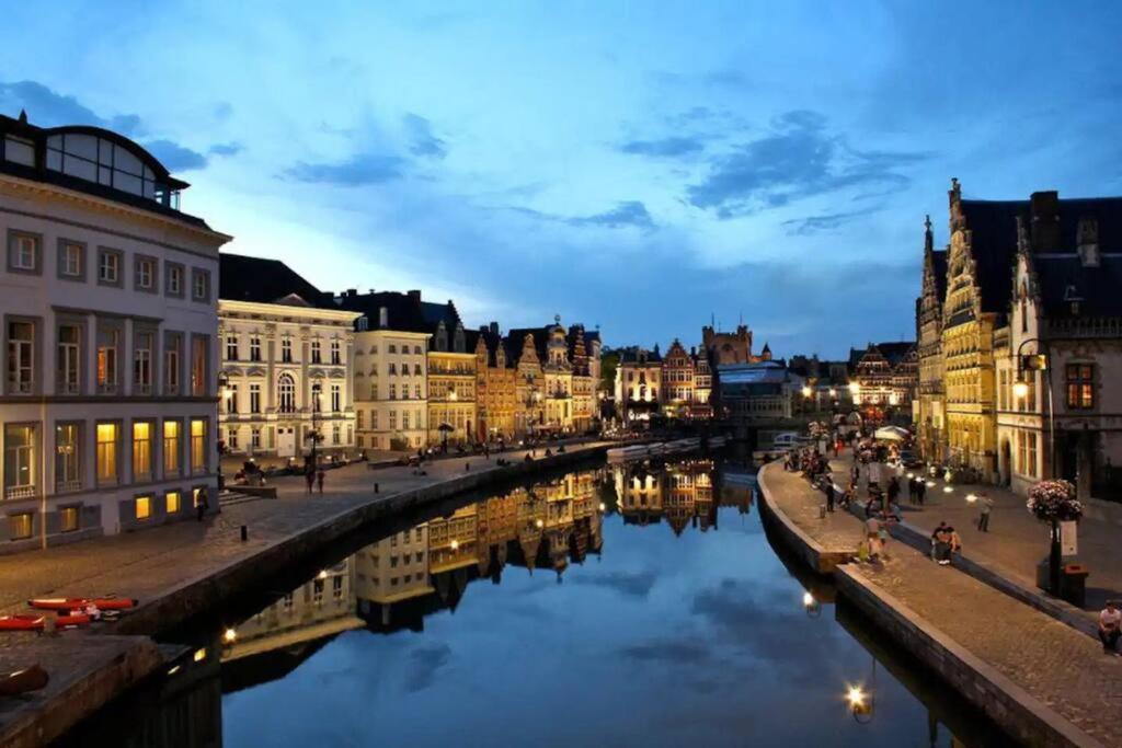 Romantic Unesco Medieval House In The City Center Gent Buitenkant foto